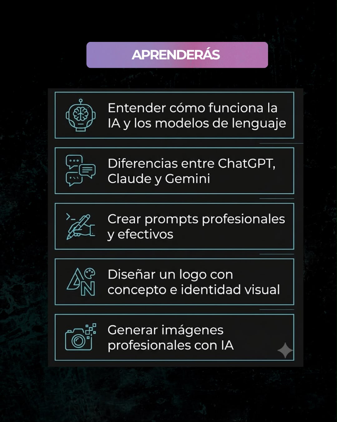 Temario del curso: qué aprenderás con IA Marketing